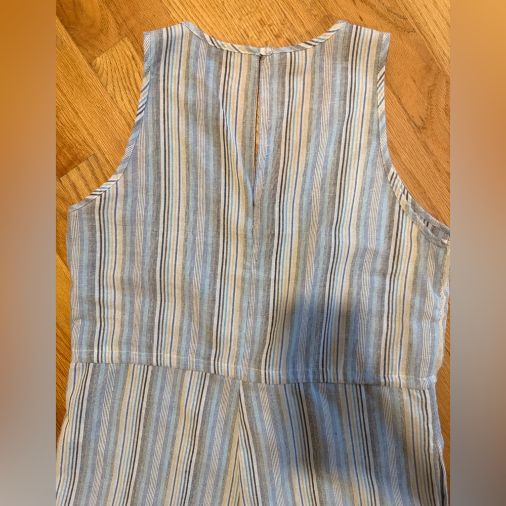 DREW Gray Jumpsuit with Relaxed Fit and Drawstring Waist - Picture 4 of 12